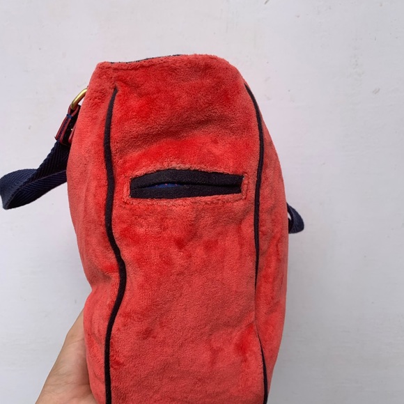 Juicy couture red velvet handbag - Picture 4 of 11